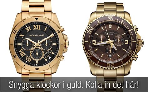 Guldklocka herr – 11 snygga klockor i guld! .